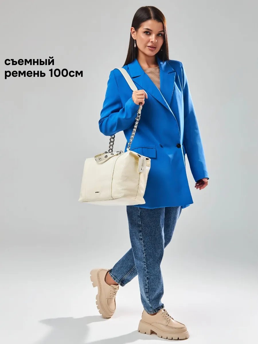 Сумка багет indella натуральная кожа бежевый купить,NaN