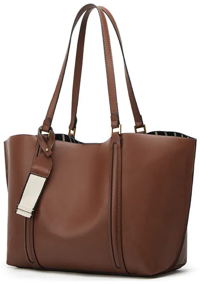 Сумка шоппер NOVA.BAG экокожа коричневый купить,NaN