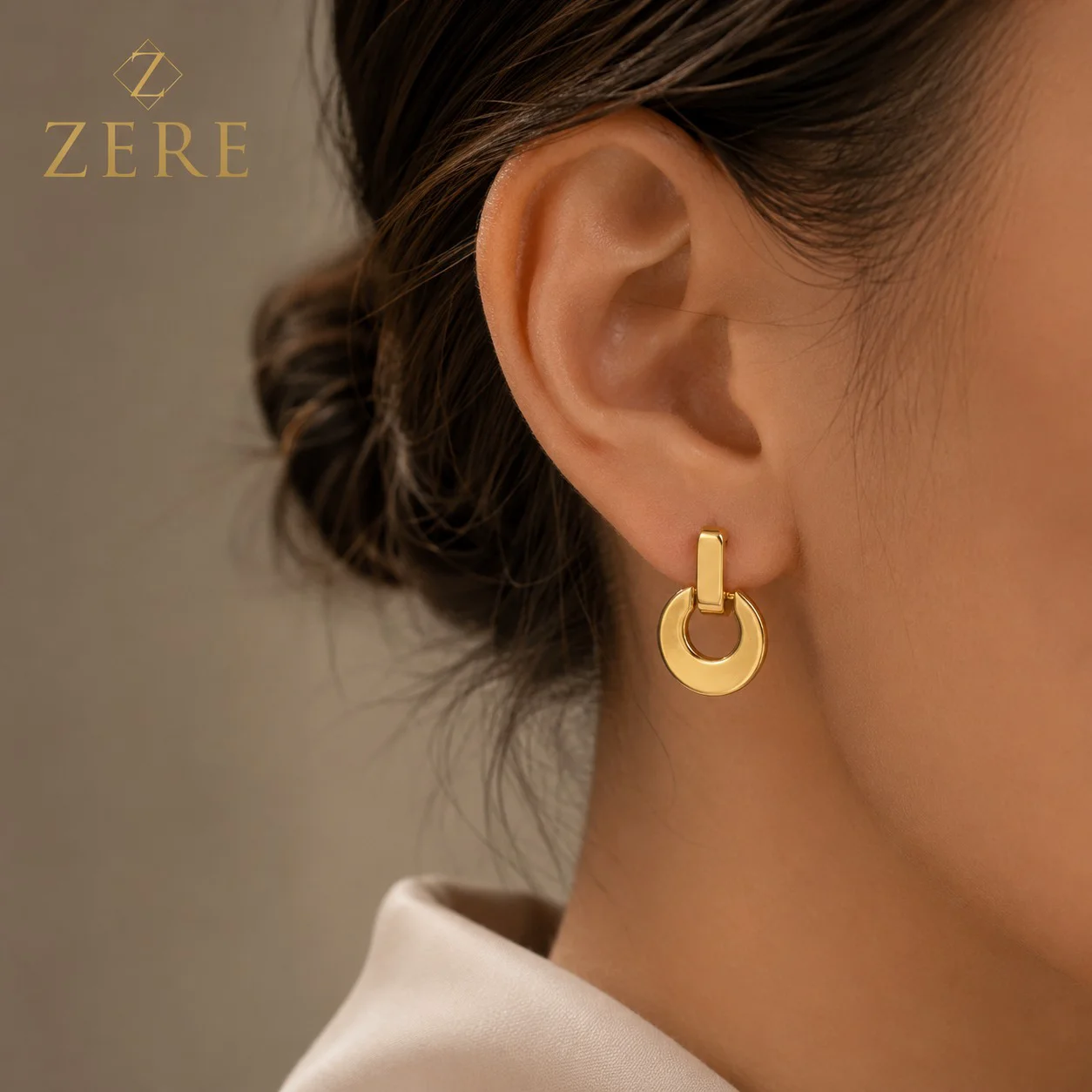 Серьги Zere ZR270607 жёлтое золото 2.90гр купить,246750