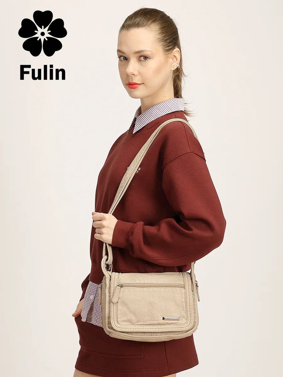 Сумка кросс-боди Fuling экокожа зеленый купить,NaN