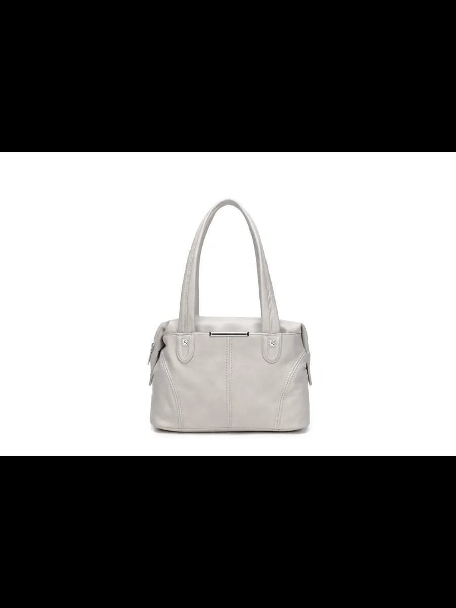 Мини-сумка MiniBags экокожа серый купить,NaN