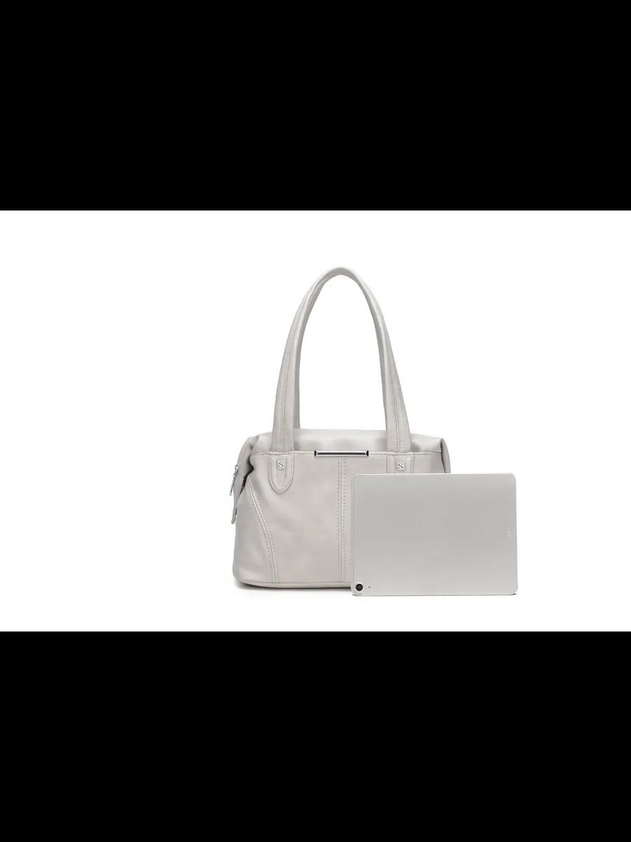 Мини-сумка MiniBags экокожа серый купить,NaN