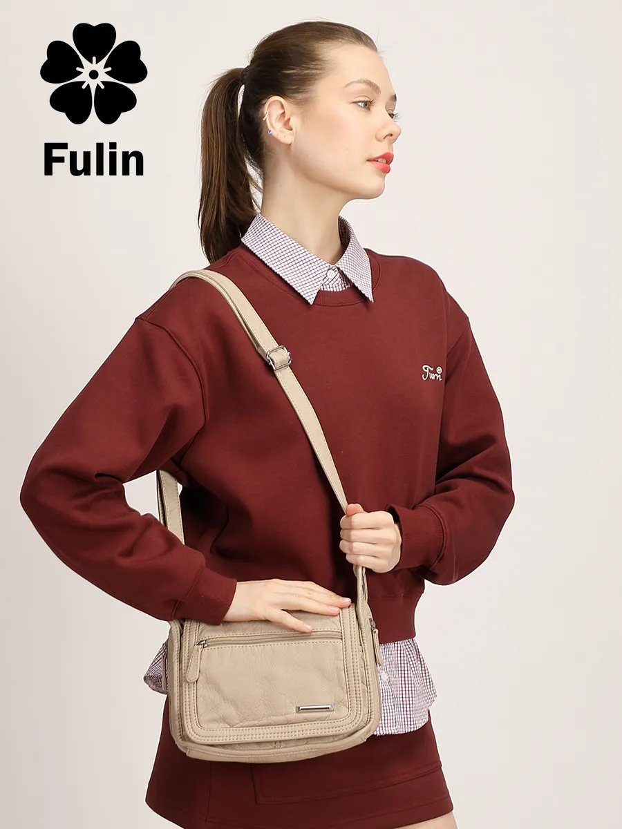 Сумка кросс-боди Fuling экокожа зеленый купить,NaN