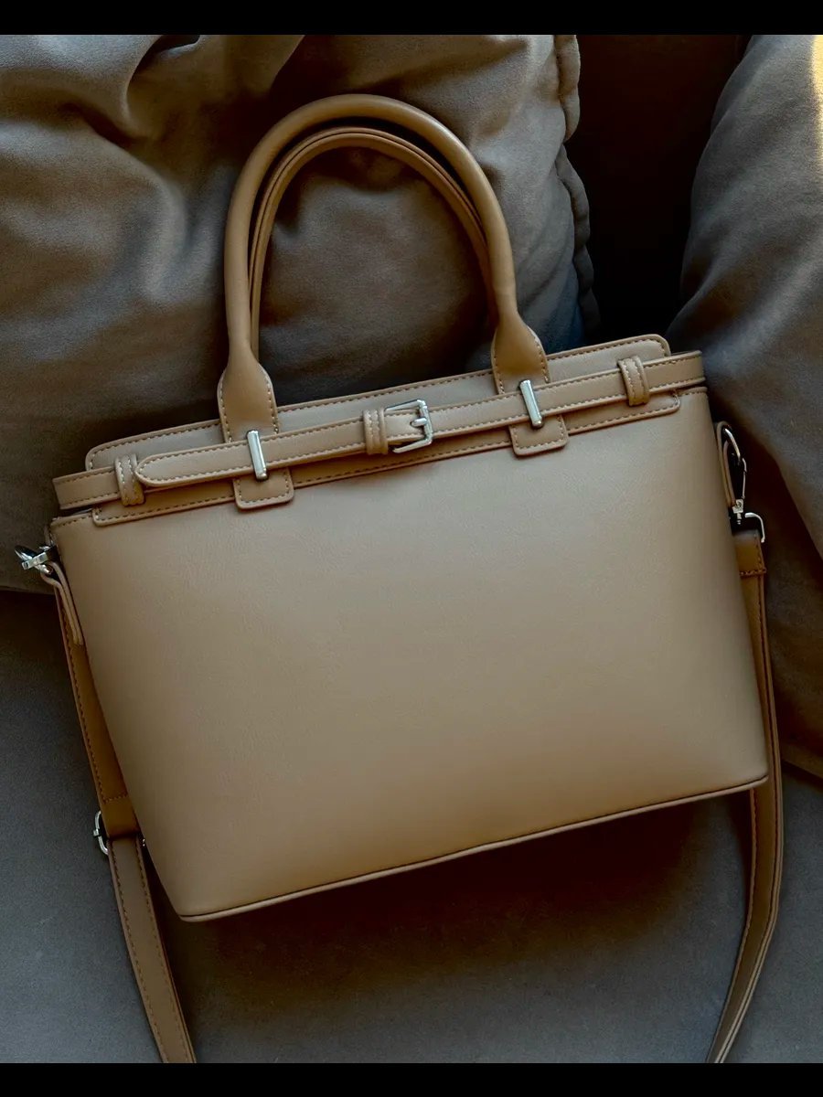 Сумка тоут VIbags искусственная кожа бежевый купить,NaN