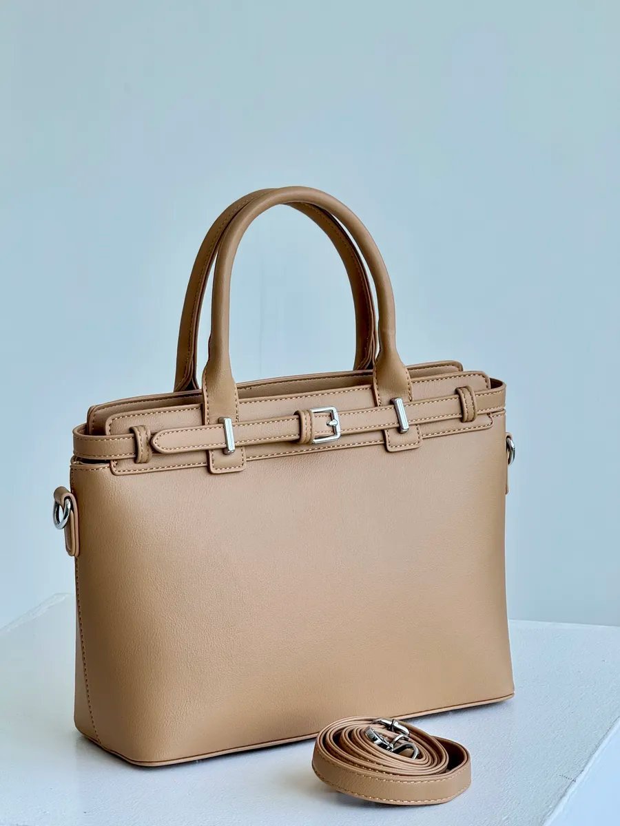 Сумка тоут VIbags искусственная кожа бежевый купить,NaN