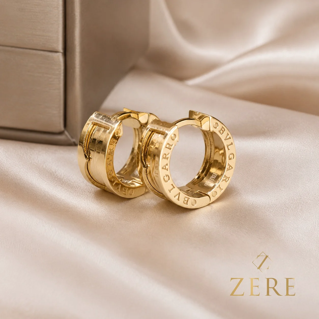 Серьги-кольца Zere ZR270606 жёлтое золото 5.88гр купить,507500