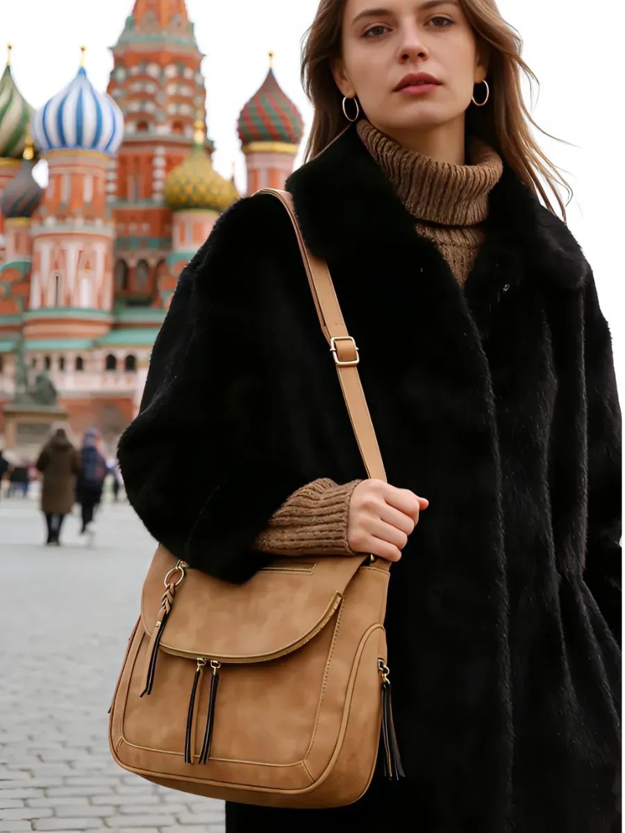 Сумка мессенджер BIANCA RINA нейлон оранжевый купить,NaN