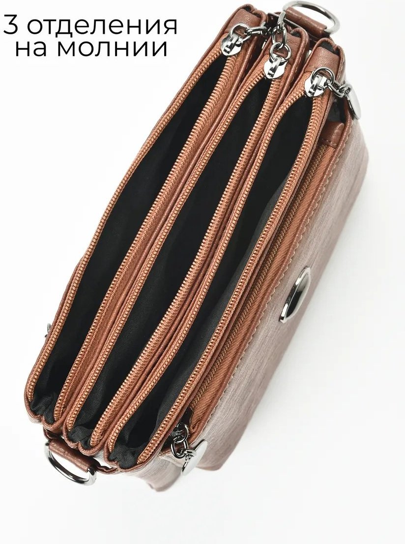 Сумка кросс-боди ToteTrend экокожа желтый купить,NaN