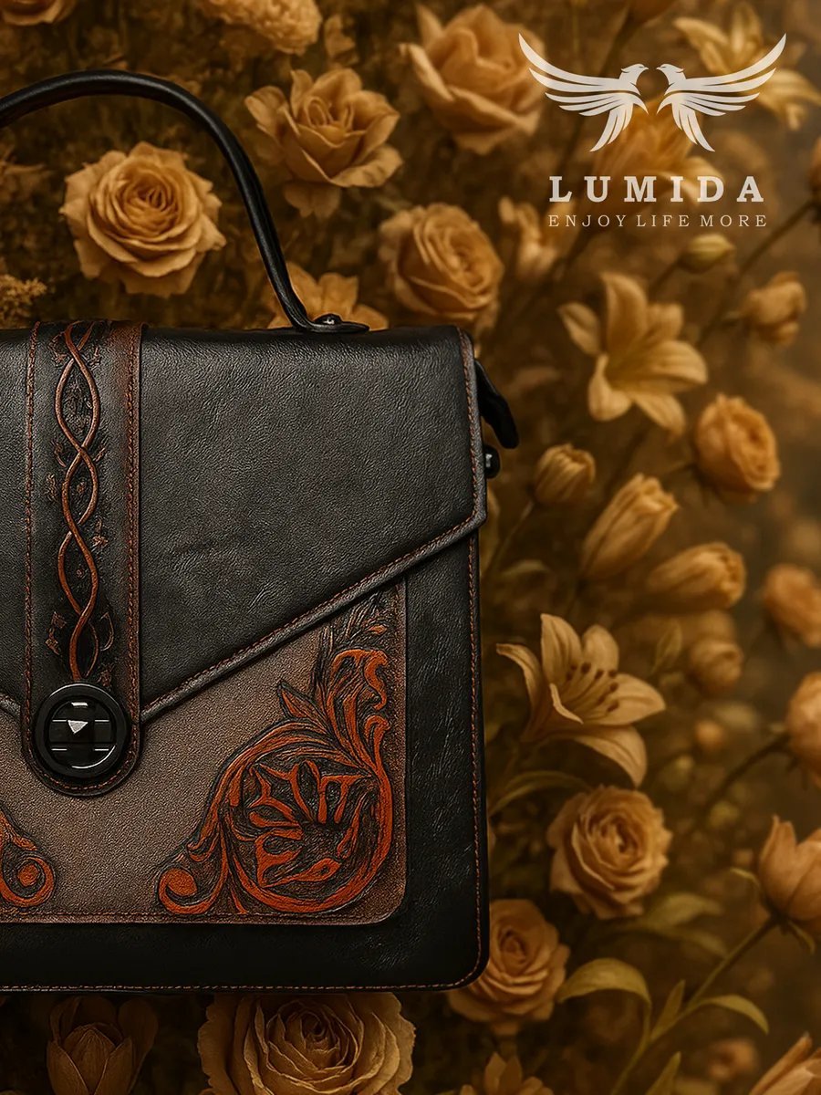 Мини-сумка Lumida натуральная кожа черный купить,NaN