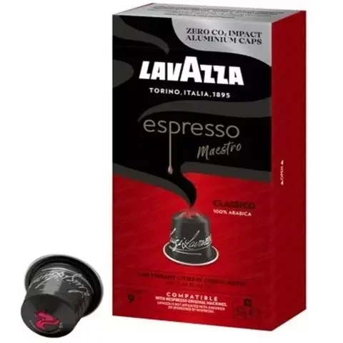 Капсулы для кофемашины Nespresso LAVAZZA Espresso Maestro Classico 10 шт