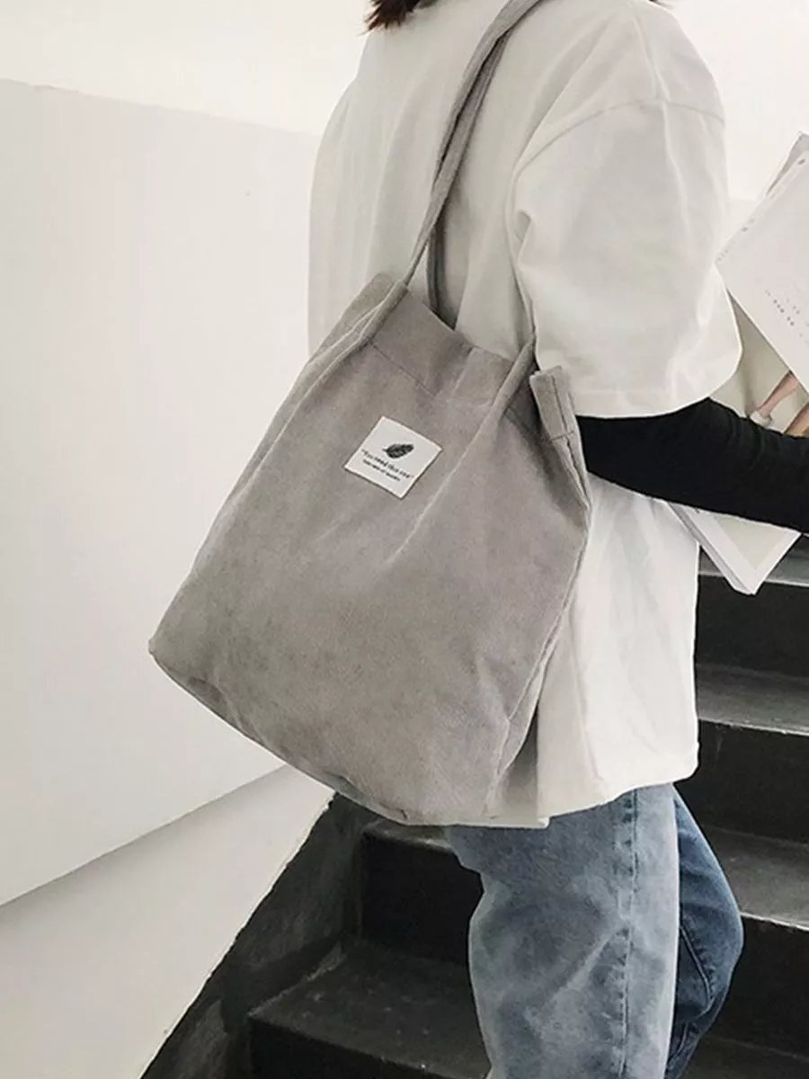 Сумка шоппер LITEBAG хлопок серый купить,NaN
