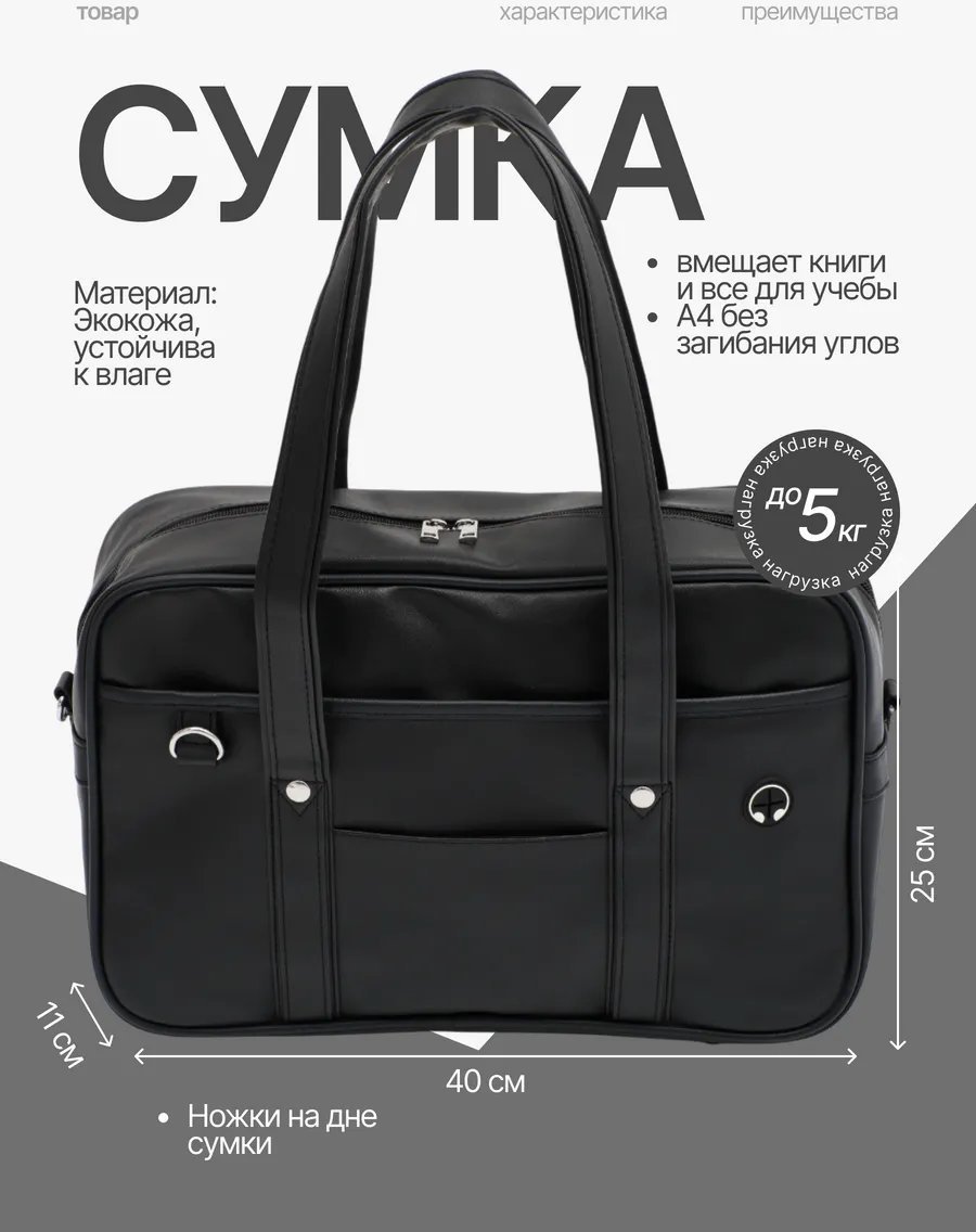 Мини-сумка Tesodora экокожа черный купить,NaN