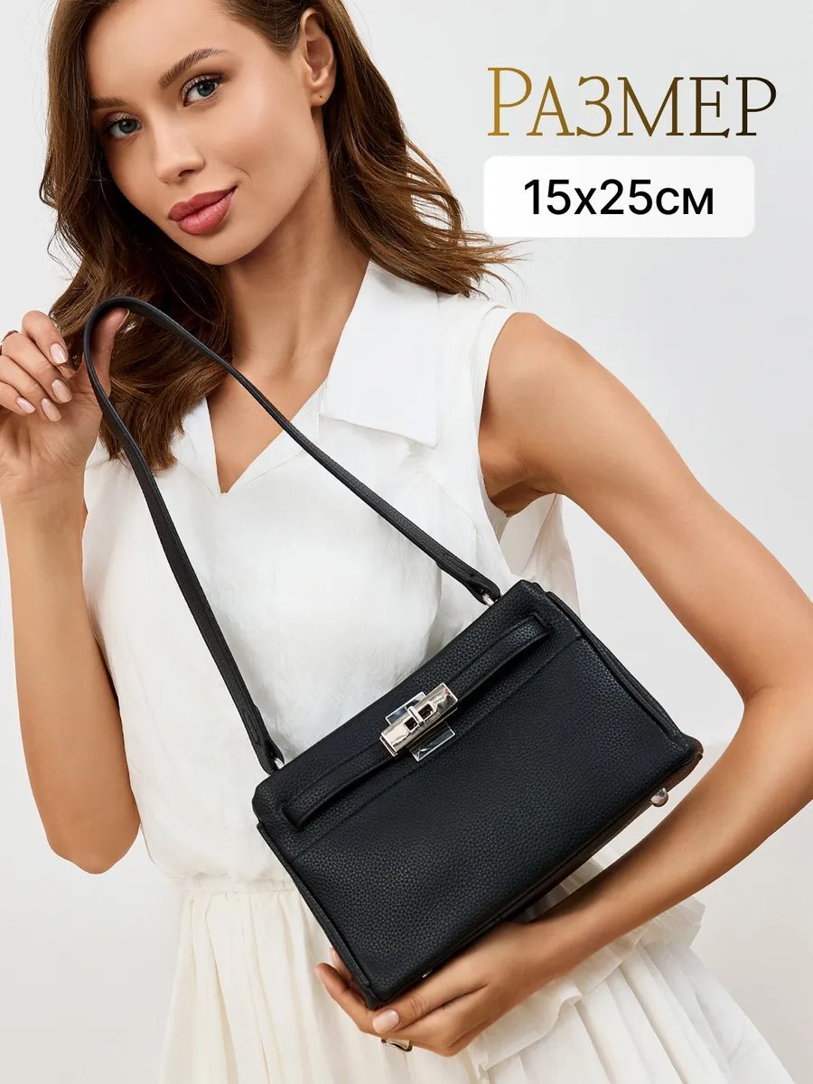 Сумка багет FASHION & LOVE экокожа черный купить,NaN