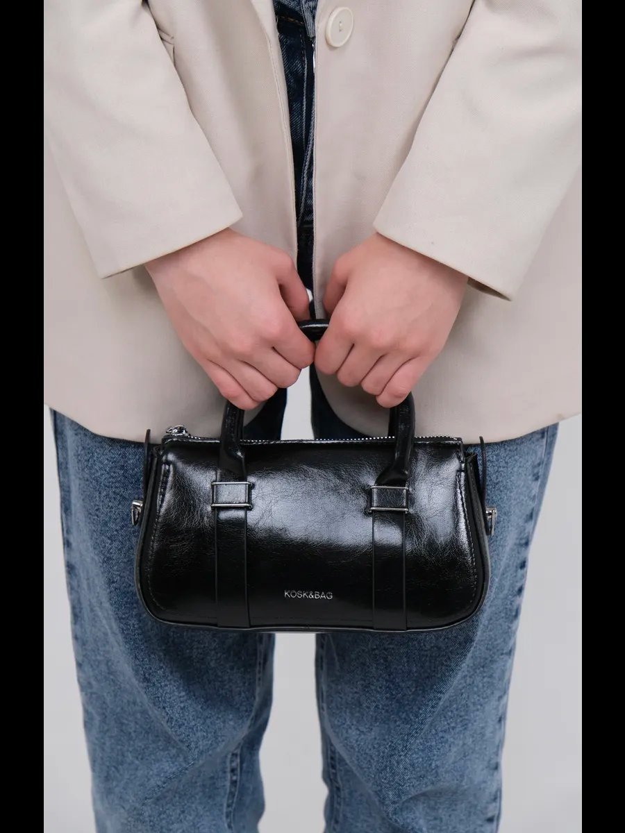 Сумка кросс-боди VELARIA BAGS экокожа черный купить,NaN
