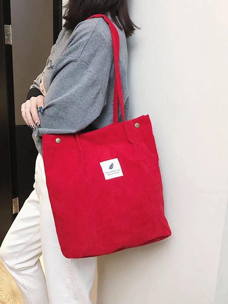 Сумка шоппер LITEBAG хлопок красный купить,NaN