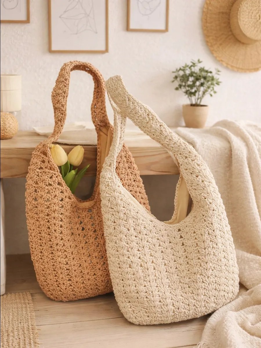 Сумка шоппер Trendshop161 хлопок бежевый купить,NaN