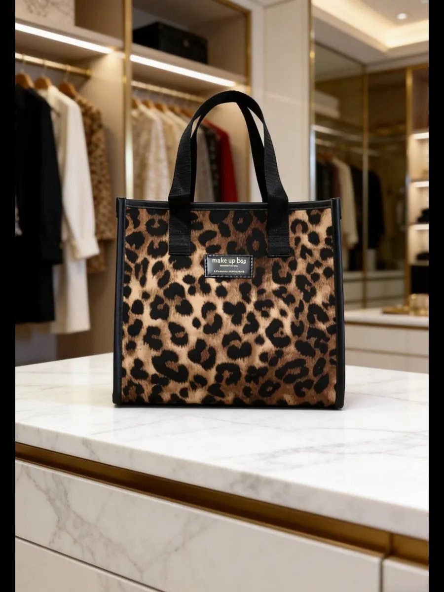 Сумка шоппер Priness's Bags полиэстер коричневый купить,NaN