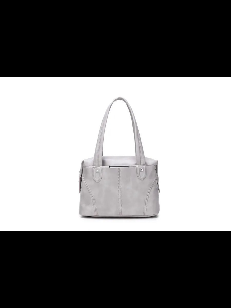 Мини-сумка MiniBags экокожа серый купить,NaN