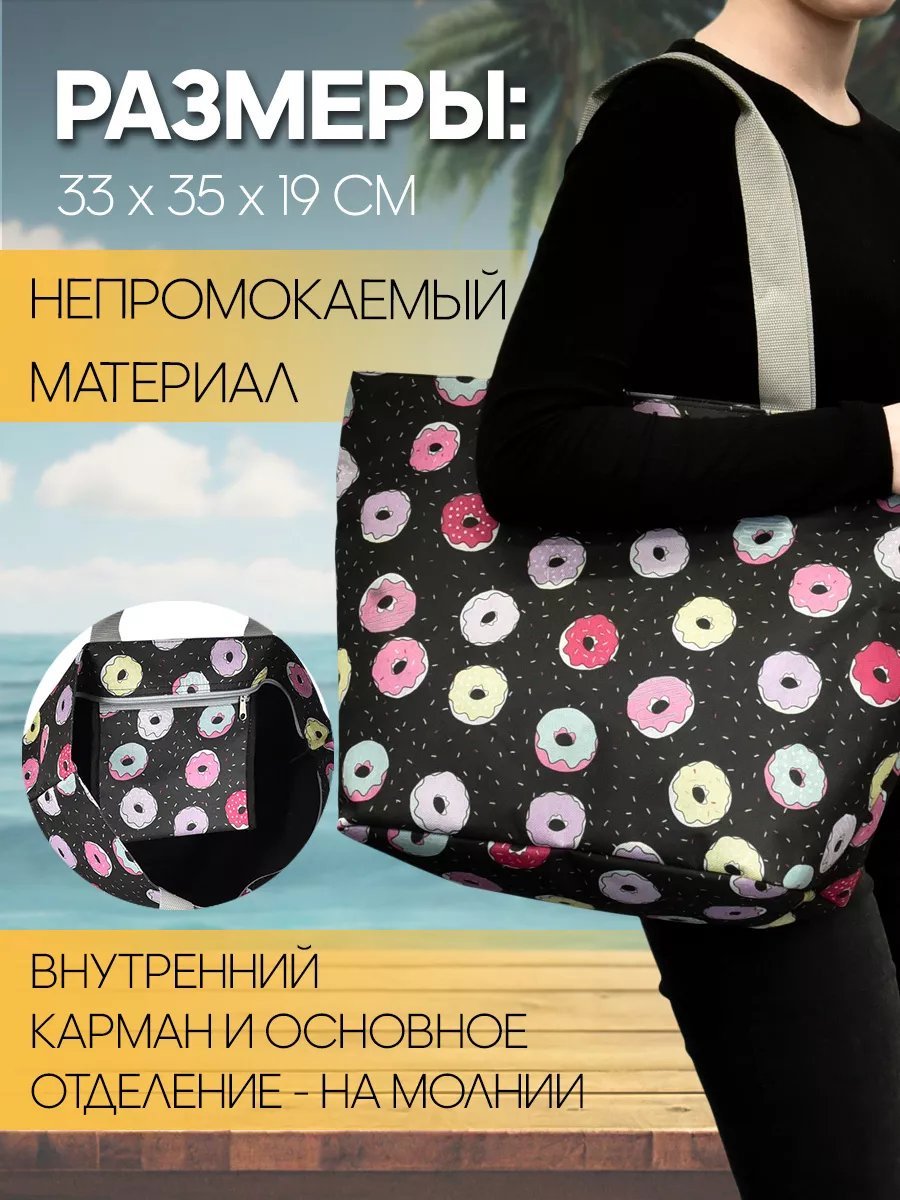 Сумка шоппер HAYDER полиэстер красный купить,NaN