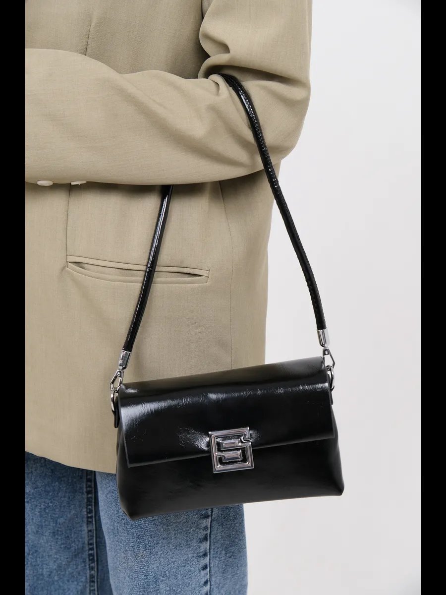 Сумка кросс-боди VELARIA BAGS экокожа черный купить,NaN