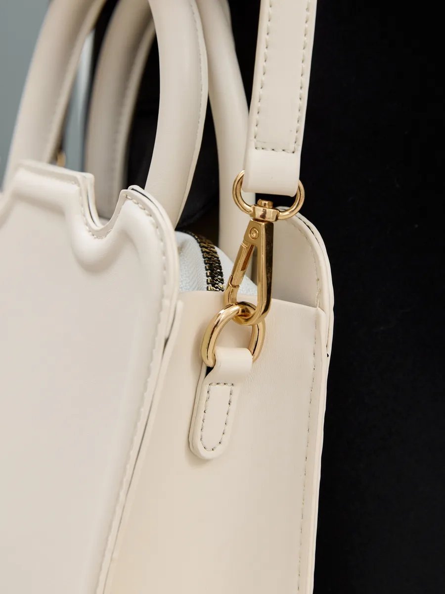 Сумка багет Rare accessories экокожа белый купить,NaN