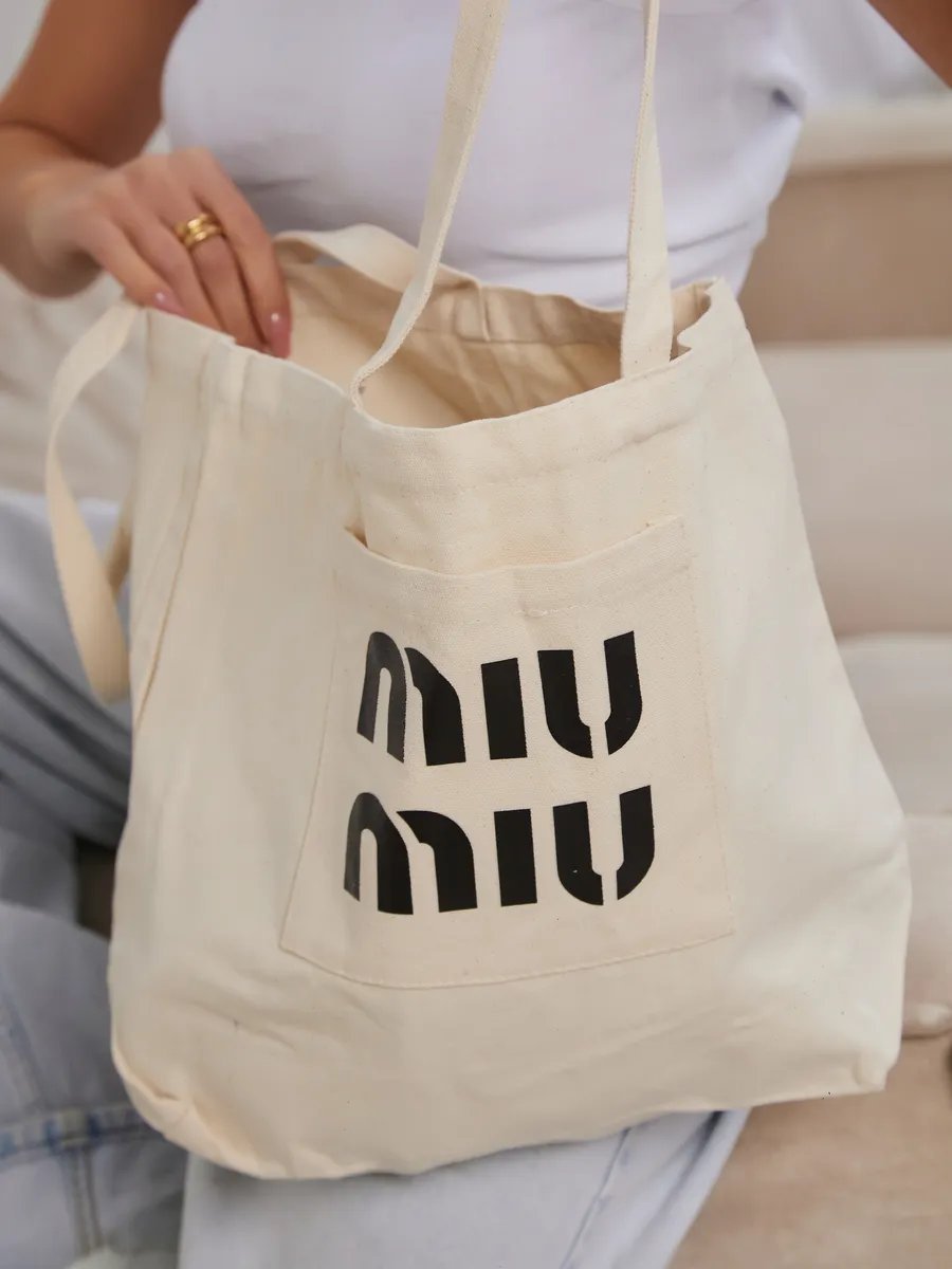 Сумка шоппер My only Brand текстиль бежевый купить,NaN
