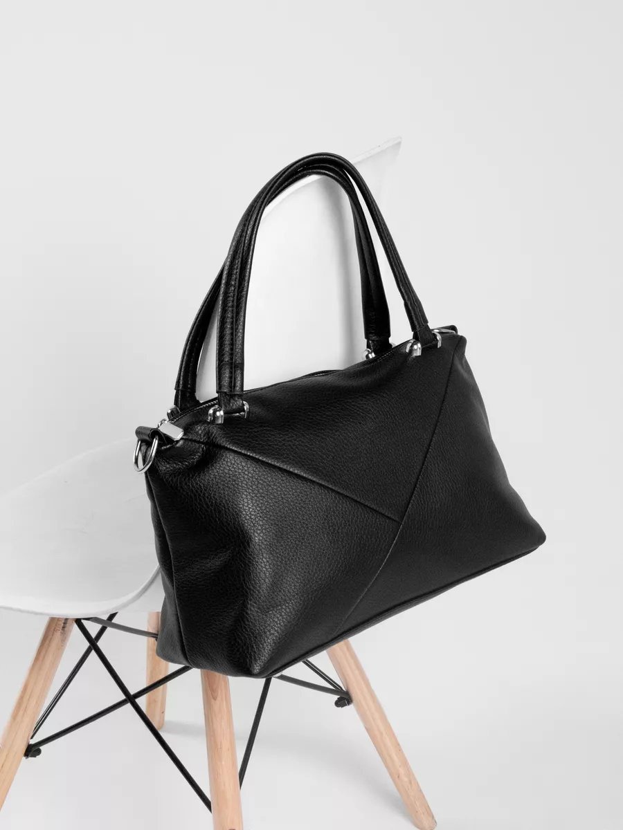 Сумка кросс-боди Zalman bags экокожа черный купить,NaN