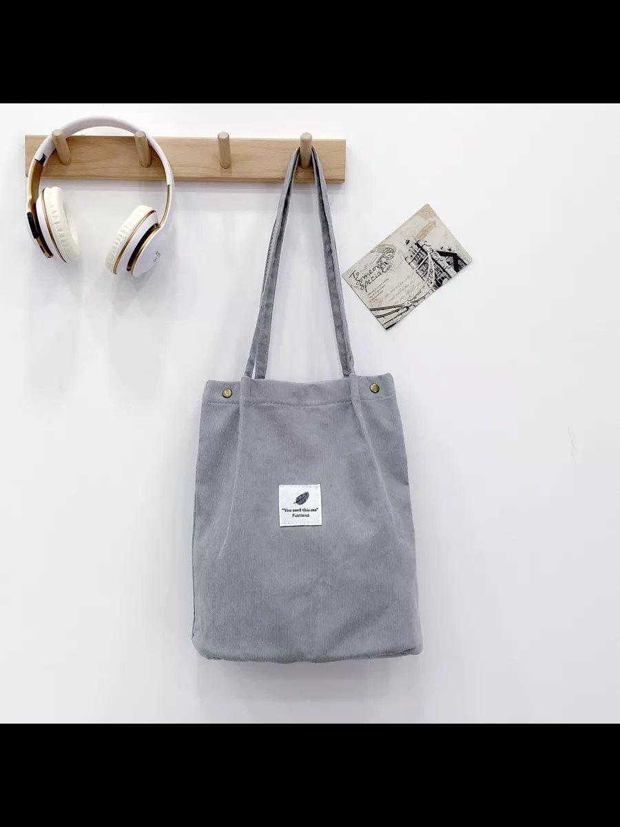 Сумка шоппер LITEBAG хлопок серый купить,NaN