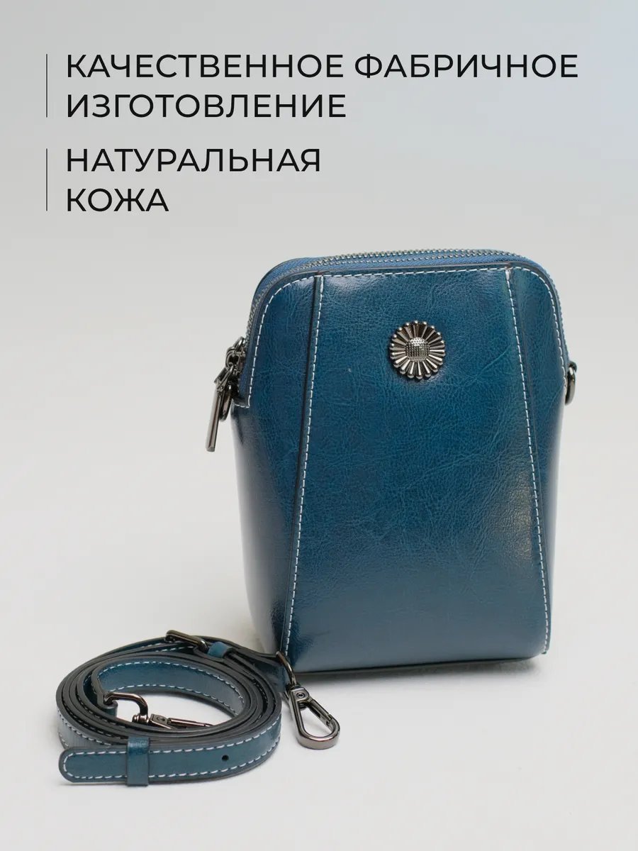 Сумка кросс-боди натуральная кожа синий купить,NaN