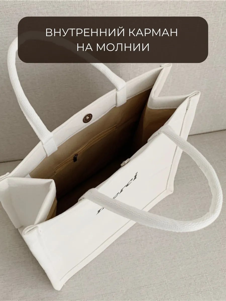 Сумка шоппер NORP хлопок желтый