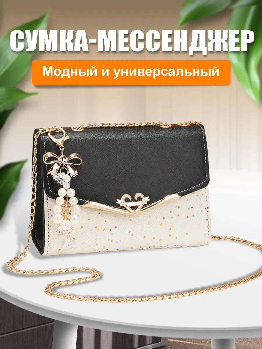 Сумка кросс-боди экокожа черный купить,NaN