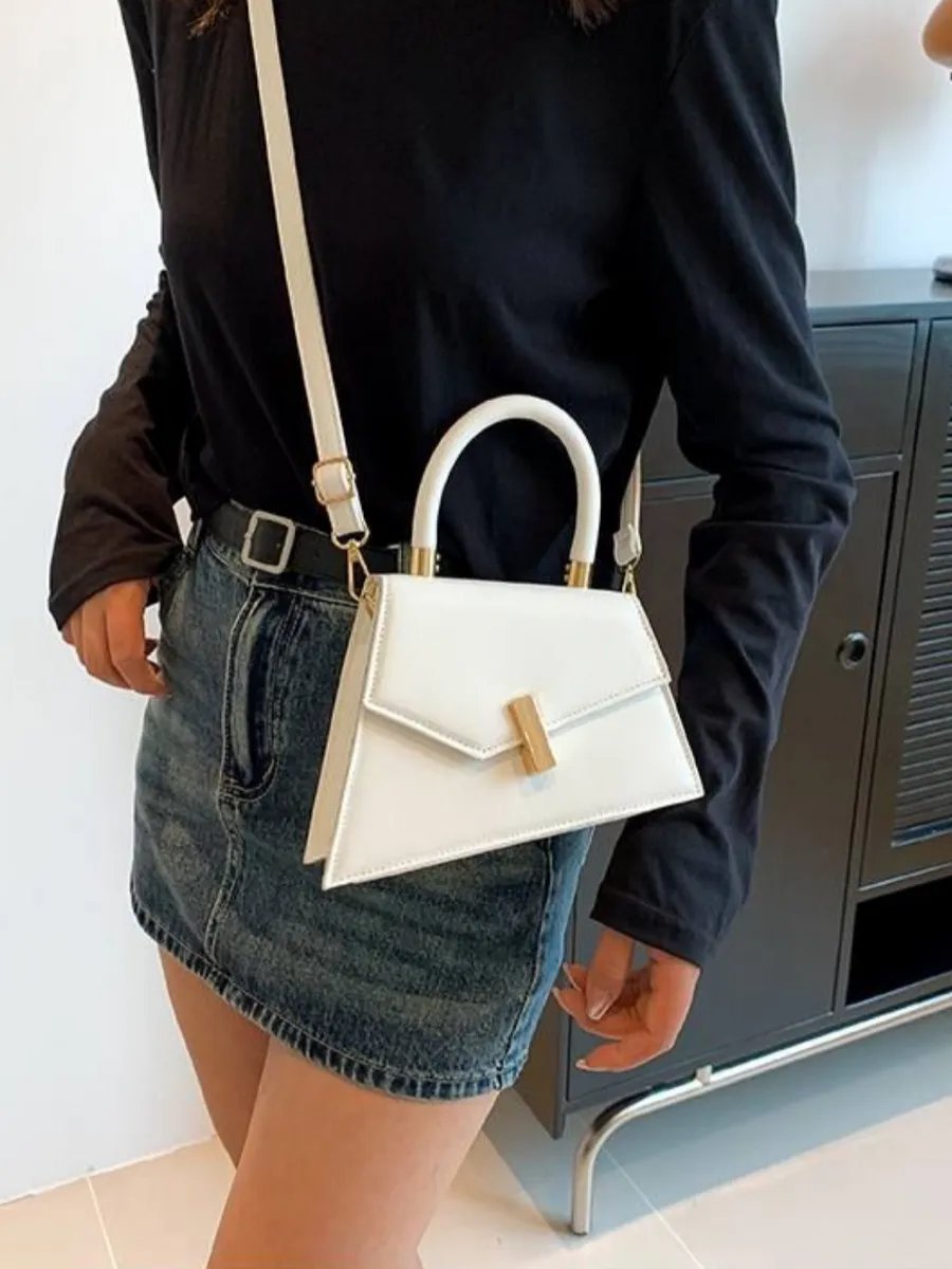 Мини-сумка StyleWave экокожа белый купить,NaN