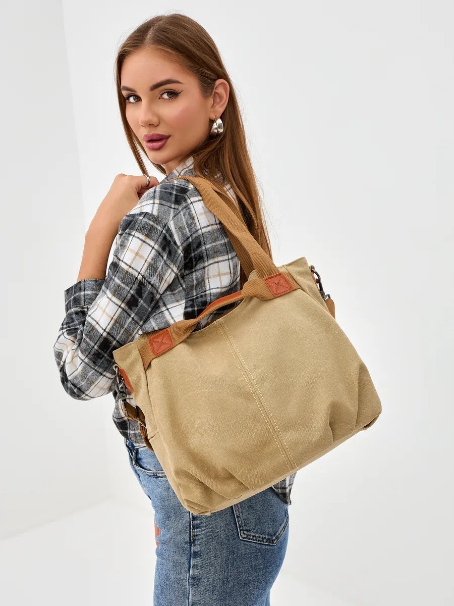 Сумка шоппер Bags botiqe хлопок белый