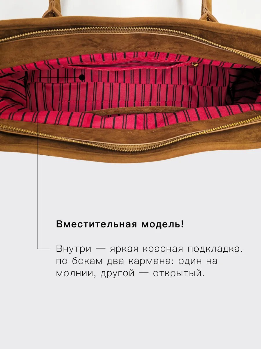 Мини-сумка Generational Gravity текстиль коричневый