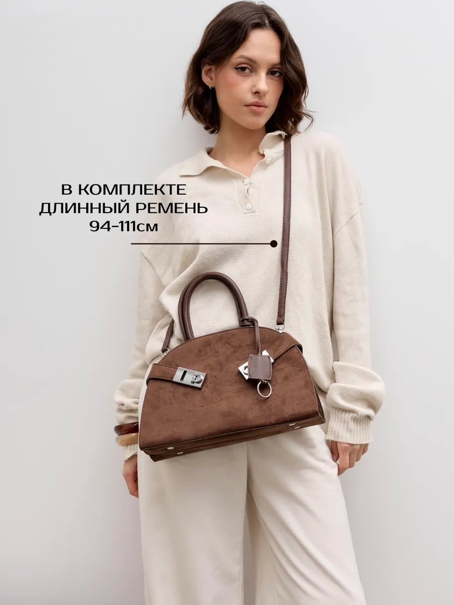Сумка тоут heybags экокожа коричневый купить,NaN