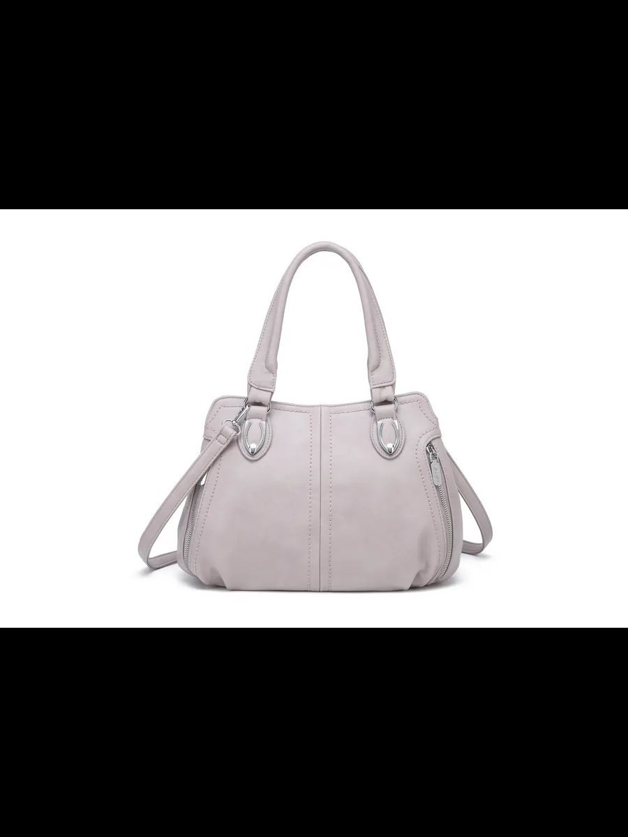 Сумка кросс-боди MiniBags экокожа серый купить,NaN