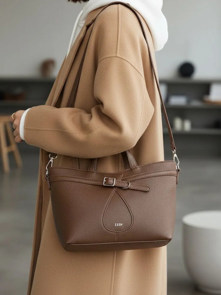 Мини-сумка Lee-Bags экокожа коричневый купить,NaN