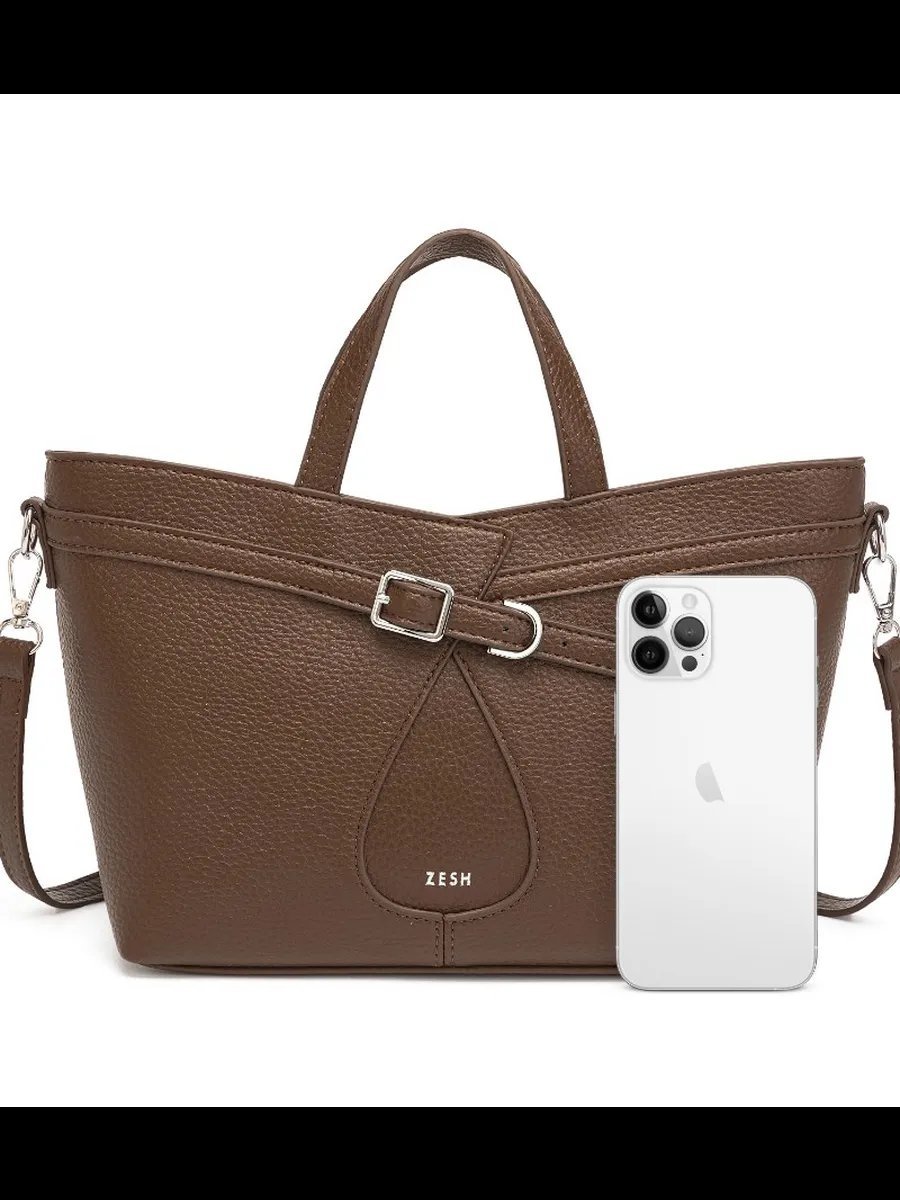Мини-сумка Lee-Bags экокожа коричневый купить,NaN
