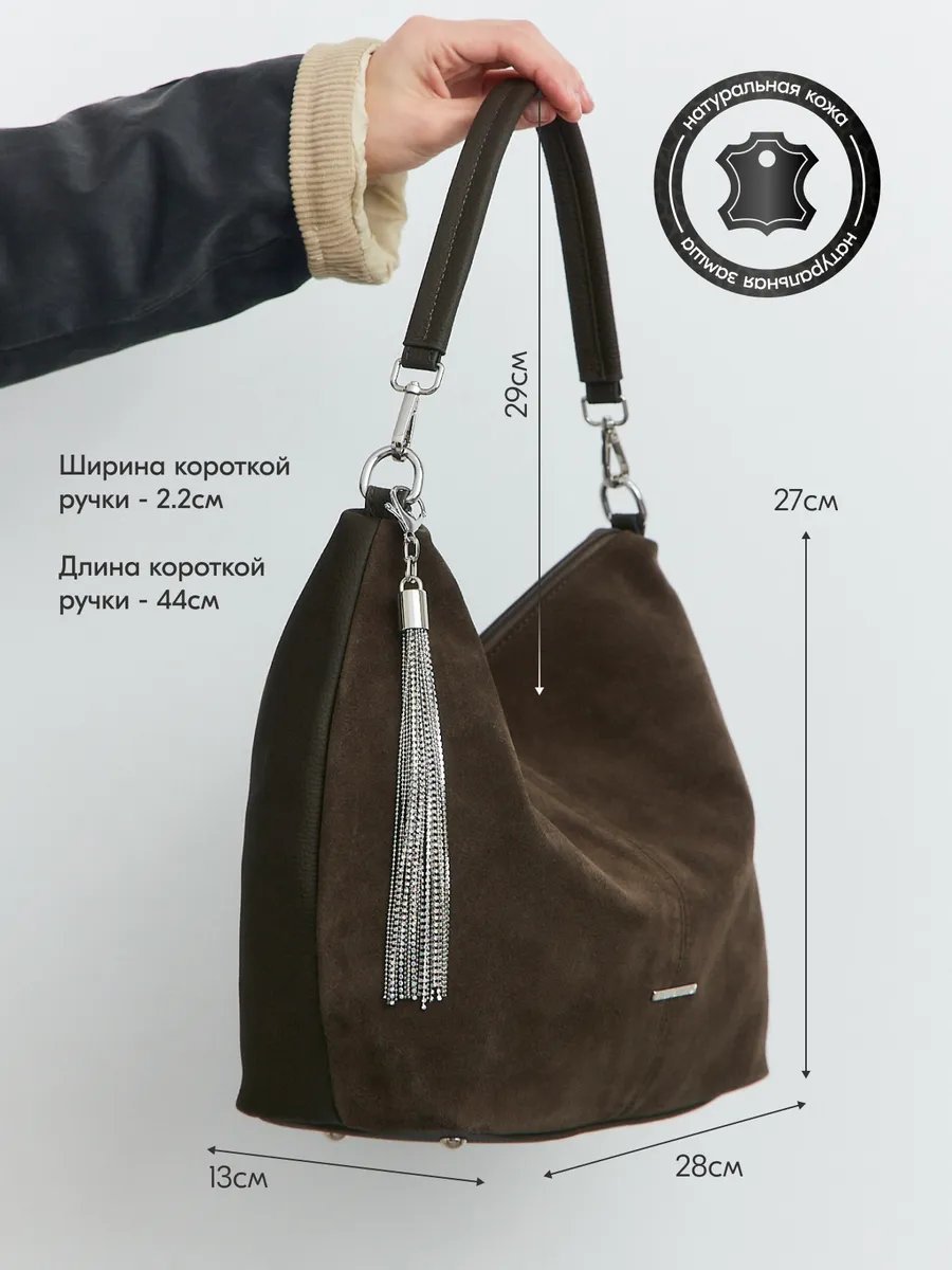 Сумка кросс-боди Bagsberry натуральная кожа коричневый купить,NaN
