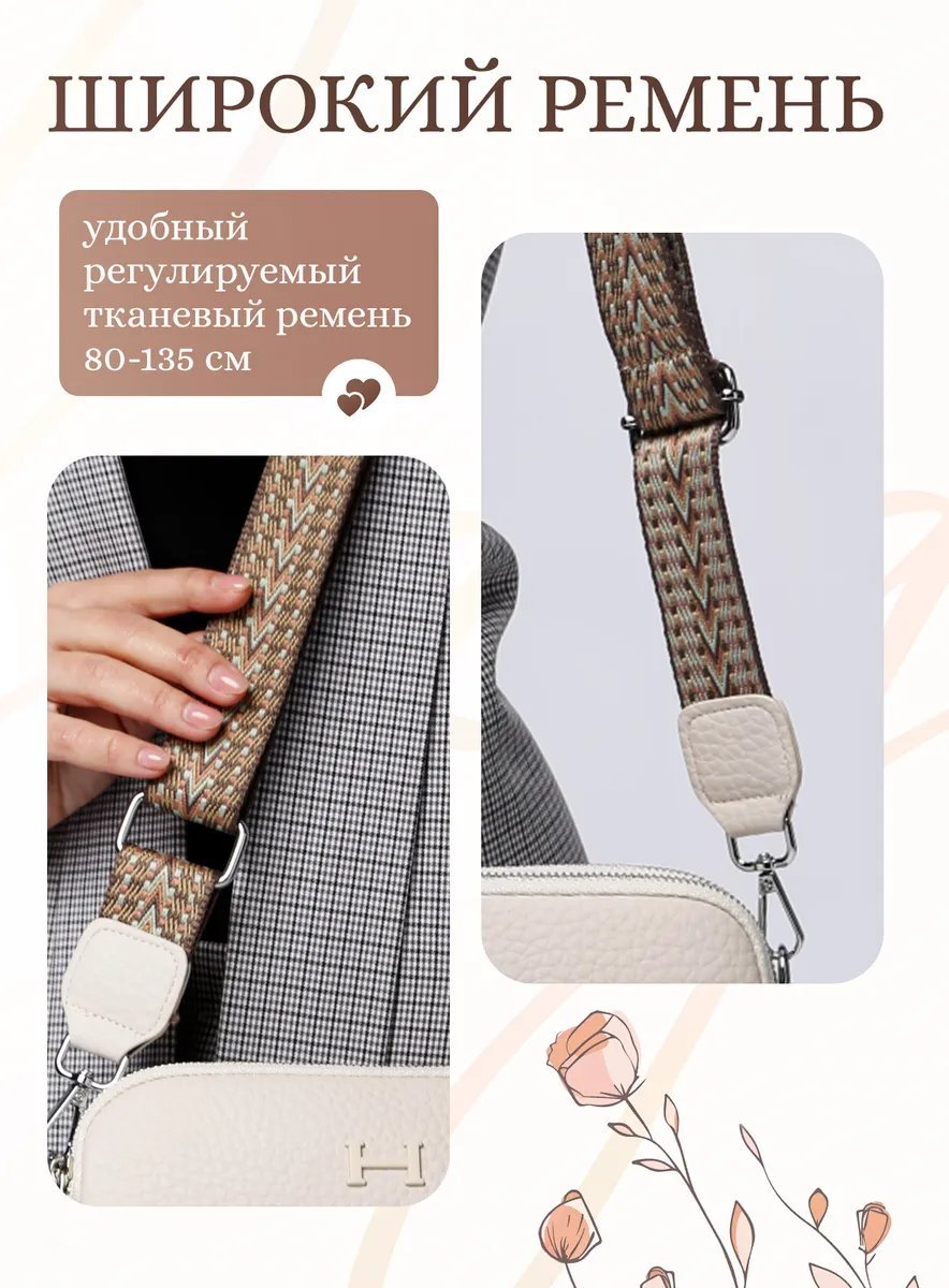 Сумка кросс-боди Primary Style экокожа белый купить,NaN
