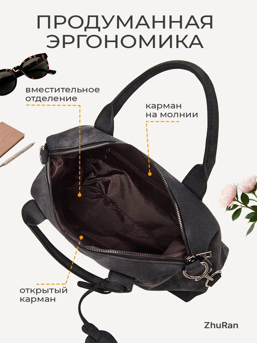 Мини-сумка полиэстер серый купить,NaN