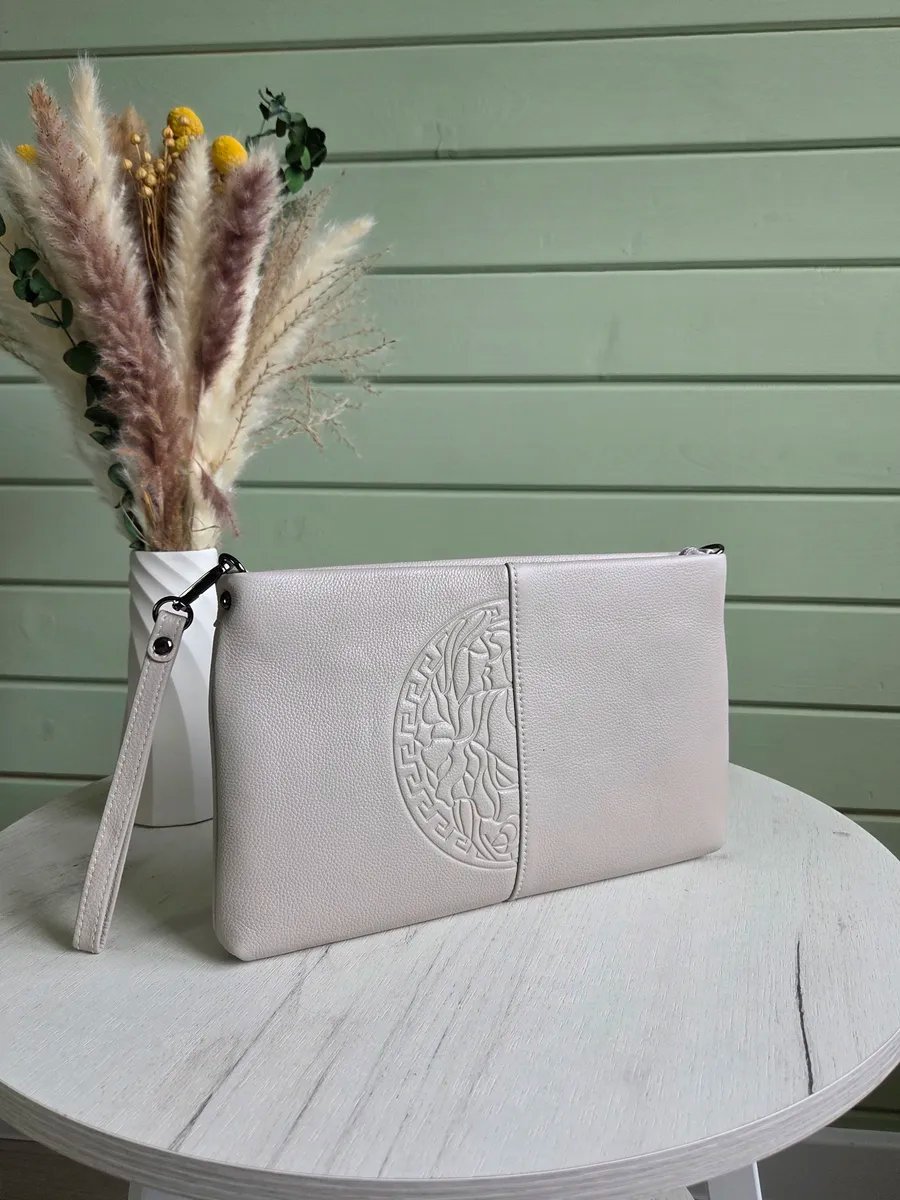 Сумка кросс-боди FEELBAGS натуральная кожа бежевый купить,NaN