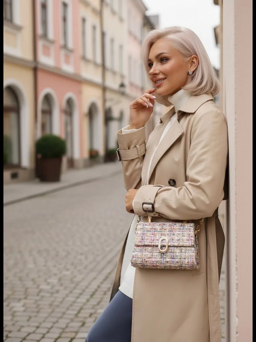 Сумка кросс-боди ELNIKS BAGS экокожа голубой купить,NaN
