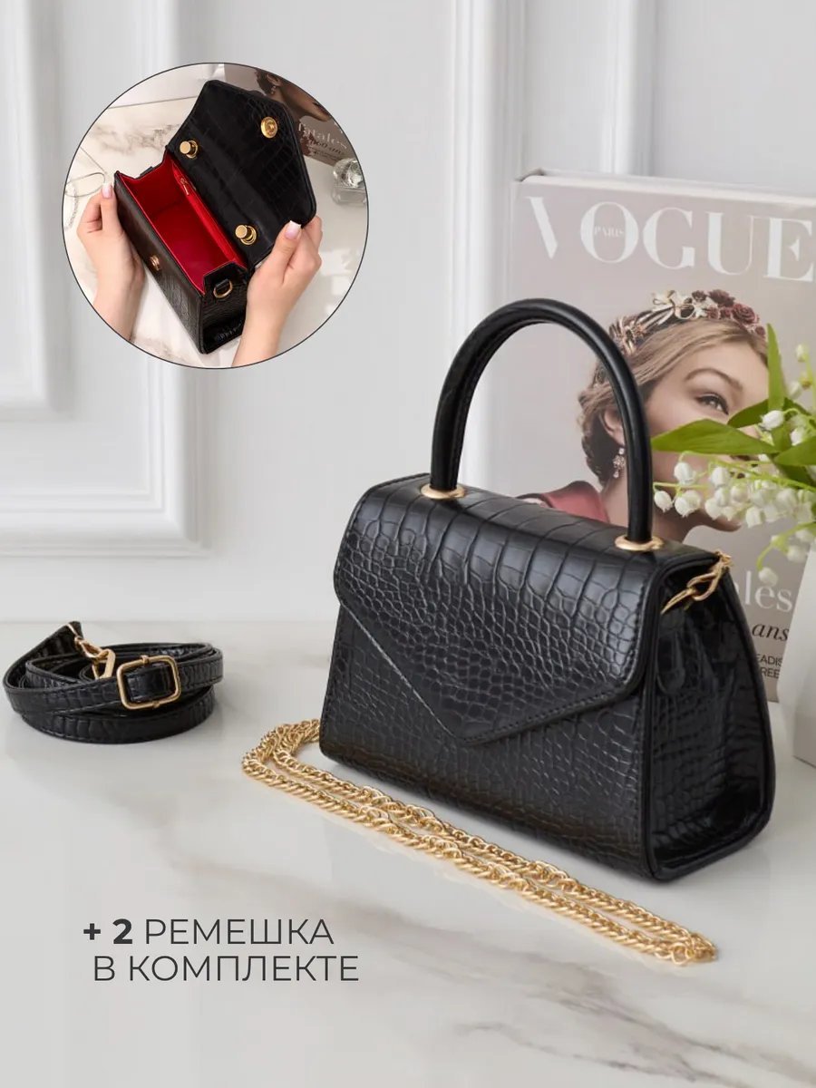 Сумка кросс-боди millionbags экокожа черный купить,NaN