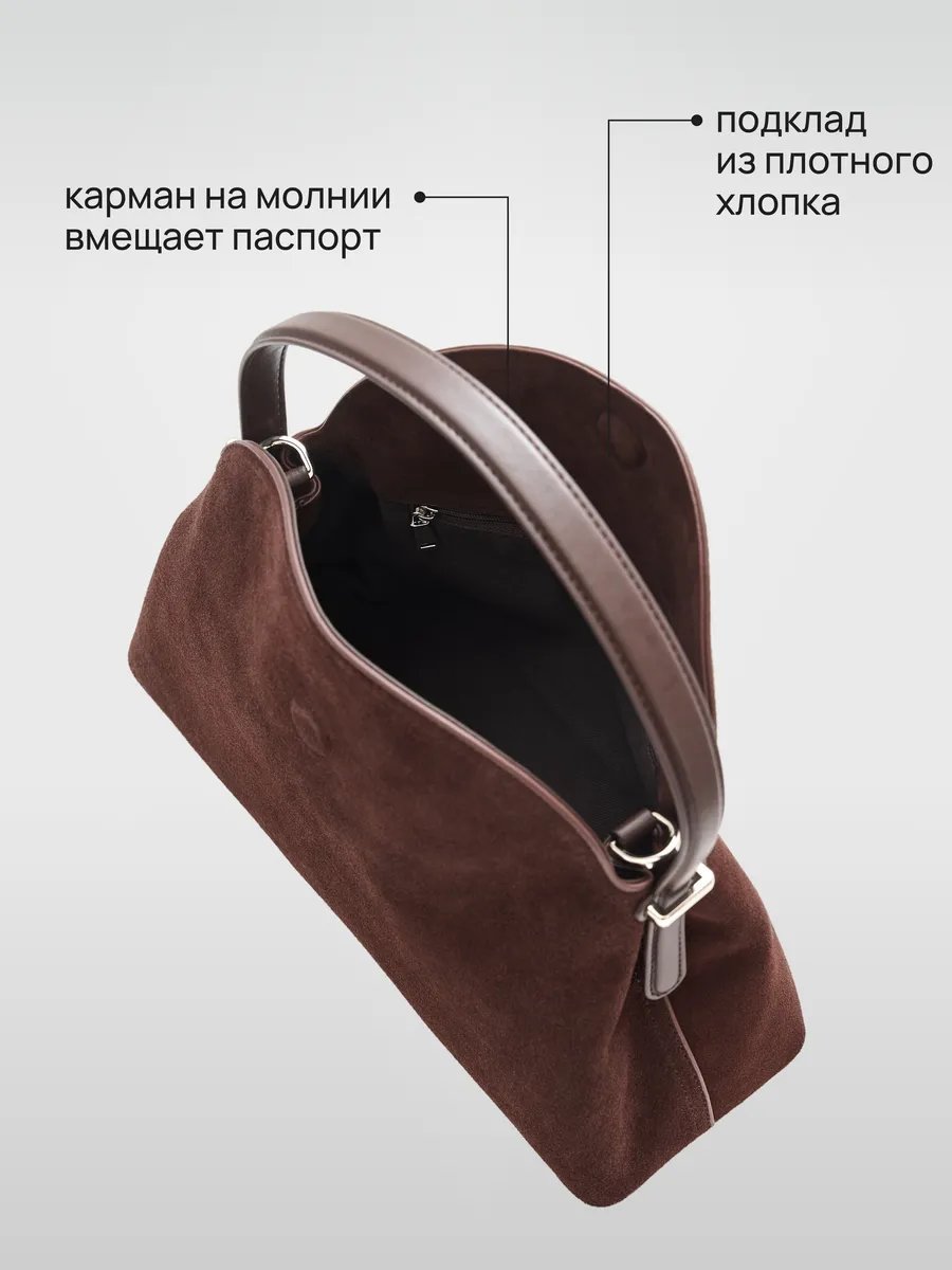Сумка хобо хлопок коричневый купить,NaN