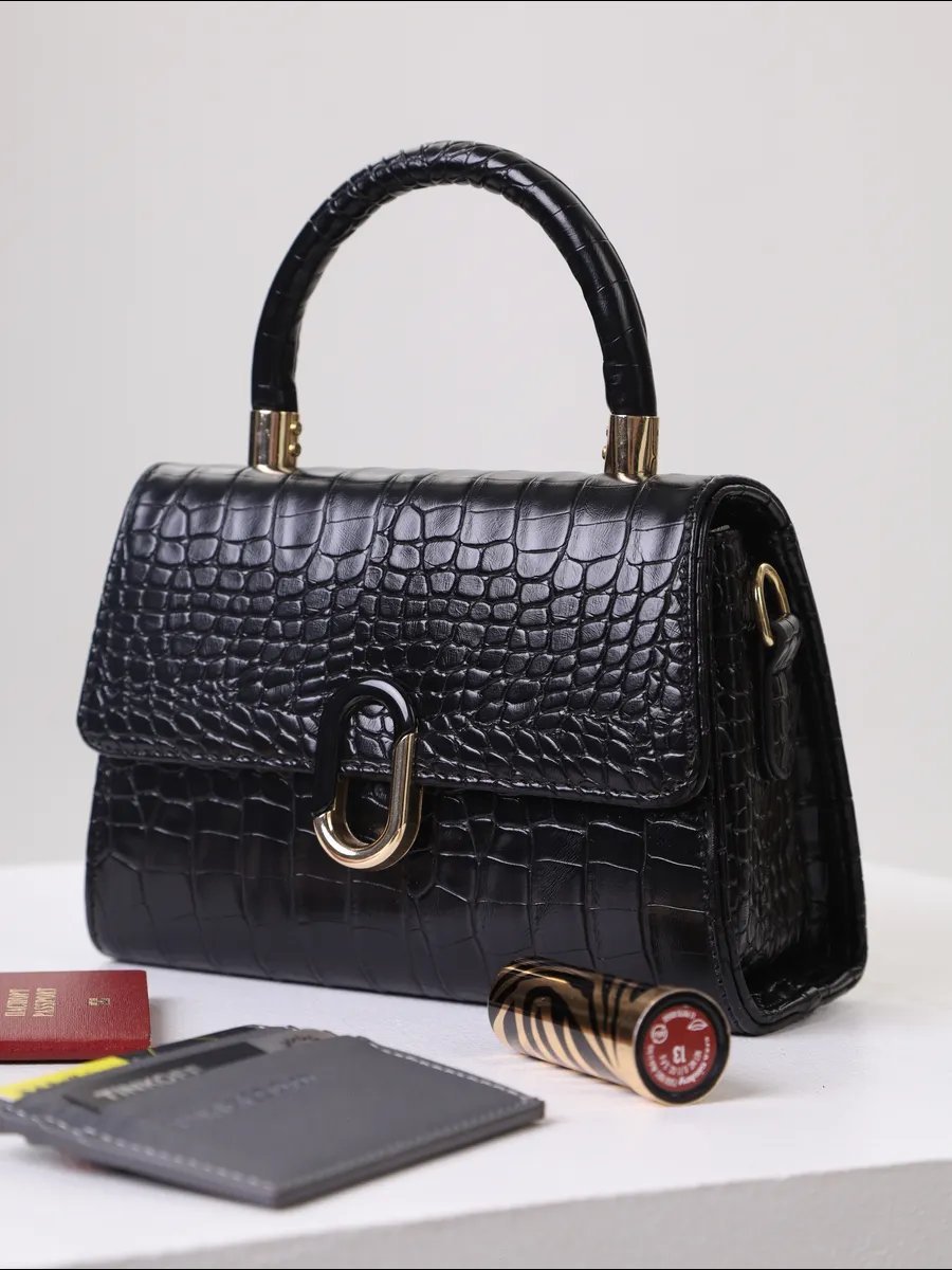 Сумка кросс-боди ELNIKS BAGS экокожа черный купить,NaN