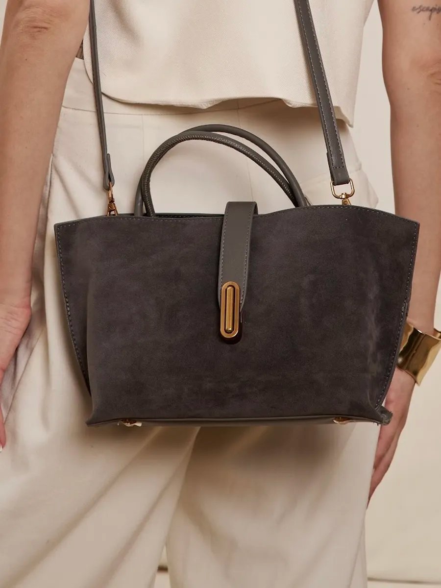 Мини-сумка heybags экокожа серый купить,NaN