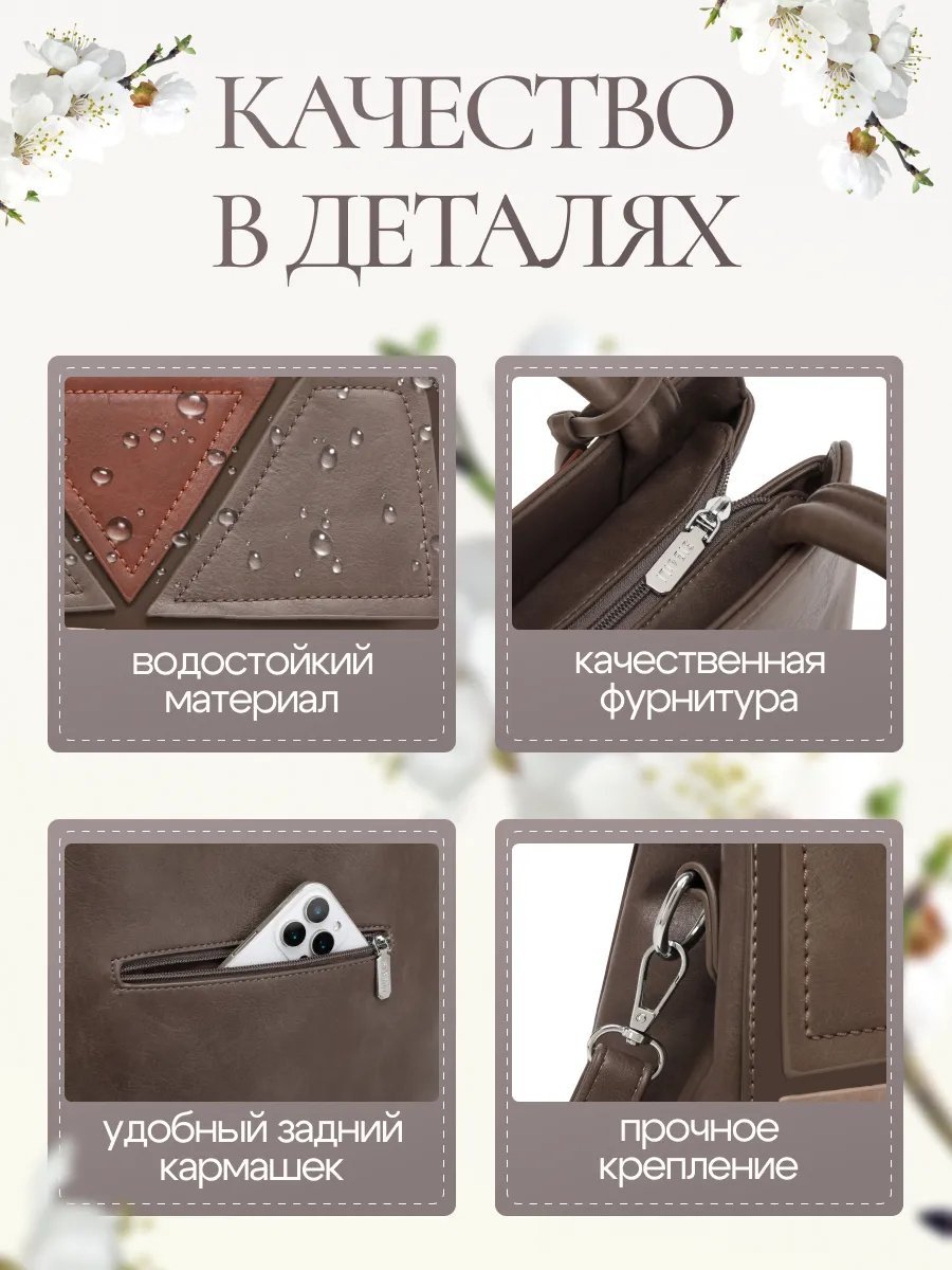 Сумка кросс-боди BagsButik BB экокожа бежевый купить,NaN