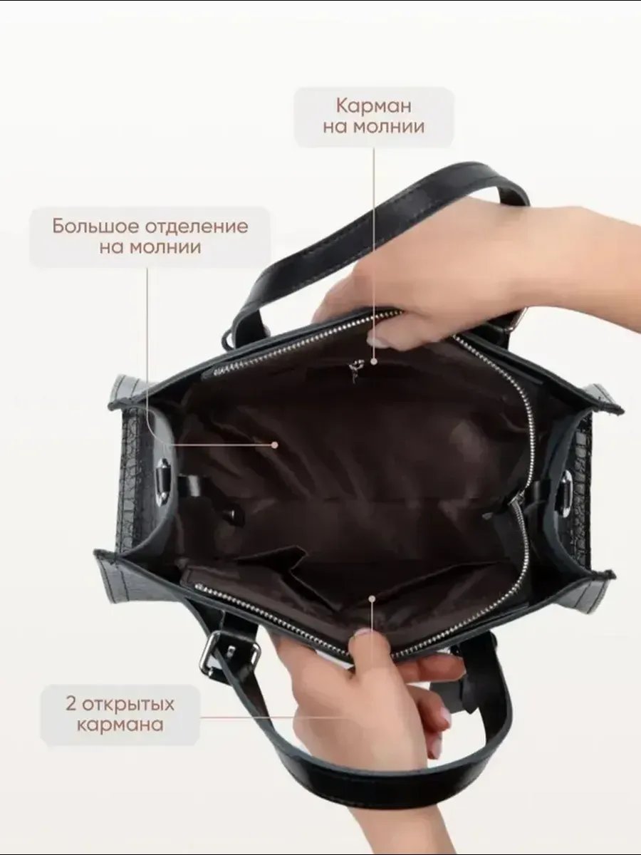 Сумка кросс-боди экокожа черный купить,NaN