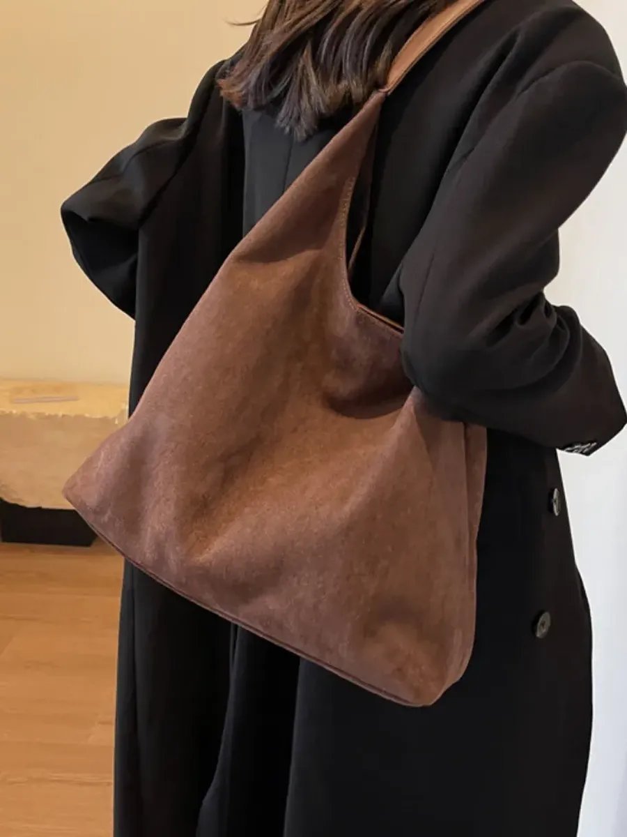 Сумка багет MY FASHION STYLE текстиль коричневый купить,NaN